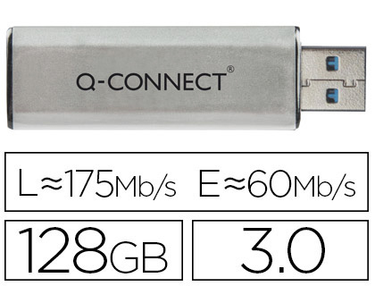 MEMORIA USB Q-CONNECT FLASH 128 GB 3.0