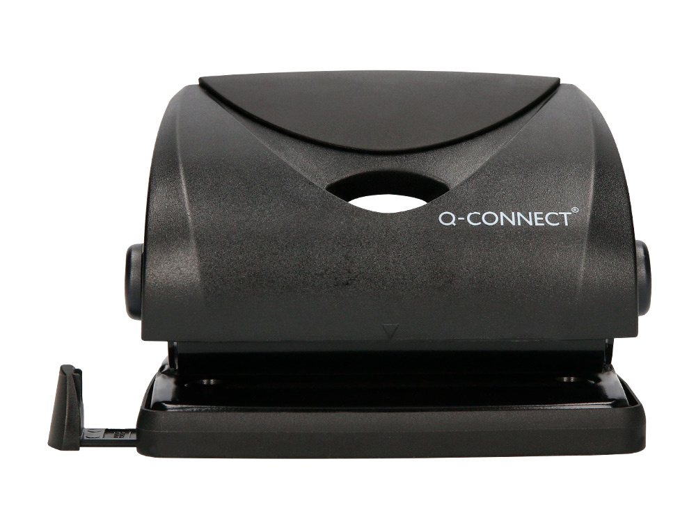 TALADRADOR Q-CONNECT KF01234 NEGRO ABERTURA 2 MM CAPACIDAD 20 HOJAS