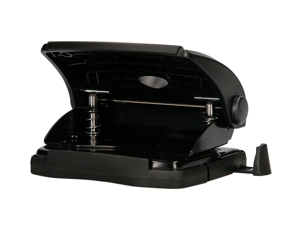 TALADRADOR Q-CONNECT KF01234 NEGRO ABERTURA 2 MM CAPACIDAD 20 HOJAS